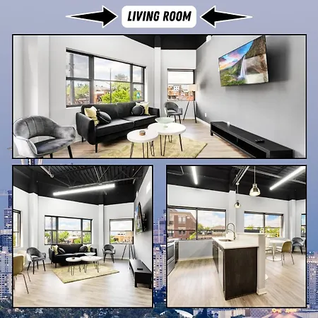 2 Bedroom Luxurious Loft In The Heart Of Dearborn